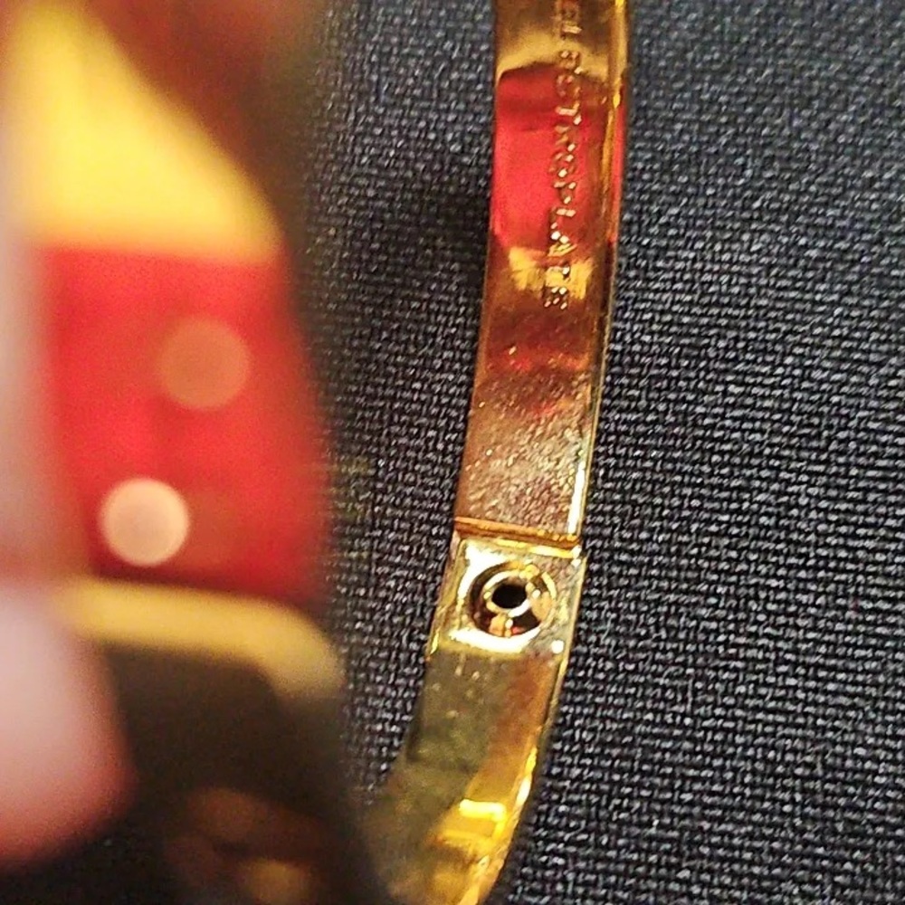 Aldo Cipullo Love Bracelet Gold Electrolated Open Bangle Bracelet Copyright 1970 - Picture 10 of 16